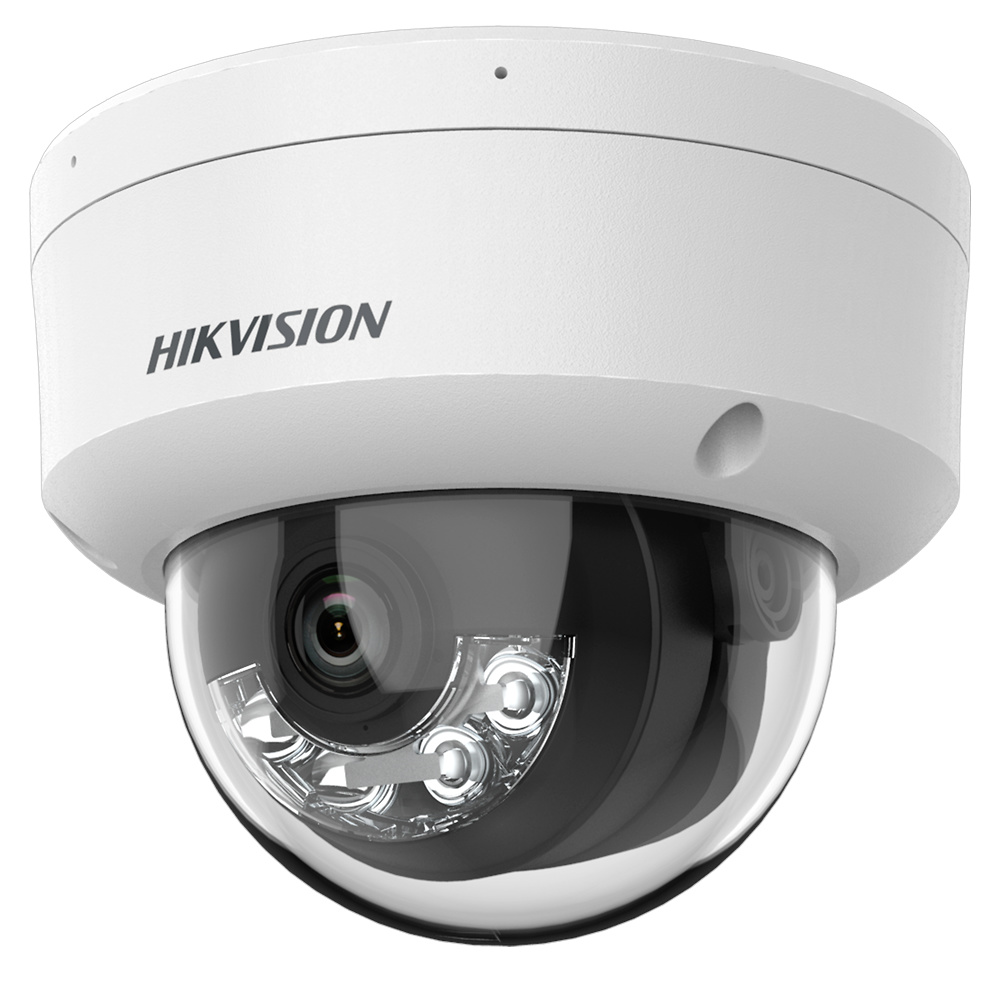 HIKVISION DS-2CD1121G2-LIUF 2MP 2.8MM 20MT DAHİLİ SESLİ H.265 IP67 - IK08 SMART HYBRID LIGHT IP DOME KAMERA