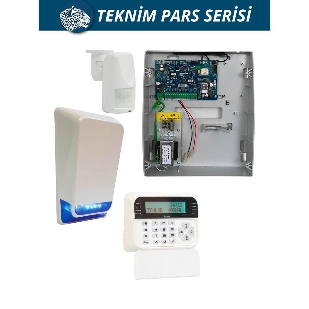 TEKNIM TSP-5324LCD KABLOLU GSM/GPRS Lİ ALARM SET AKÜ HARİÇ
