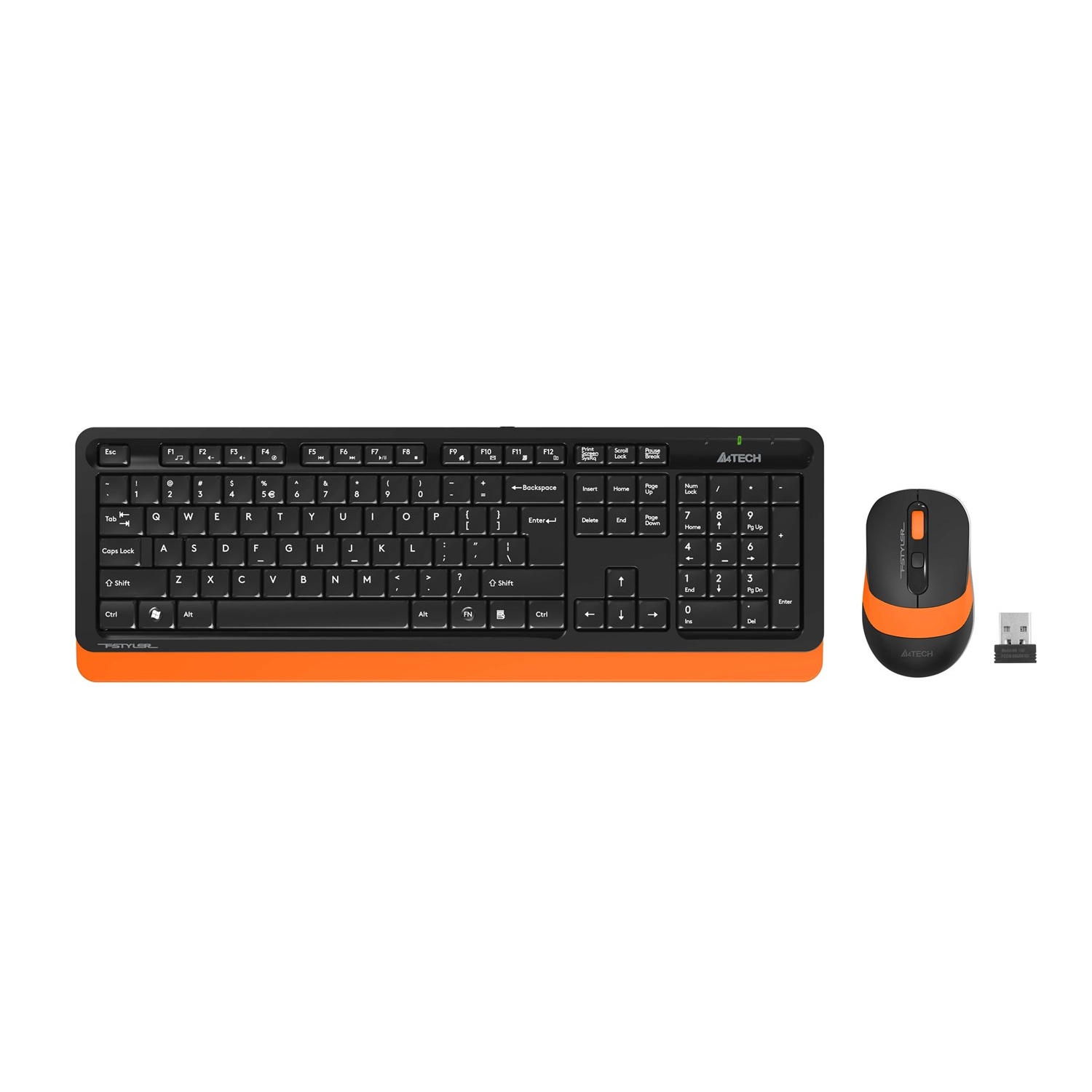 A4 TECH FG1010 KABLOSUZ STANDART TURUNCU Q KLAVYE MOUSE