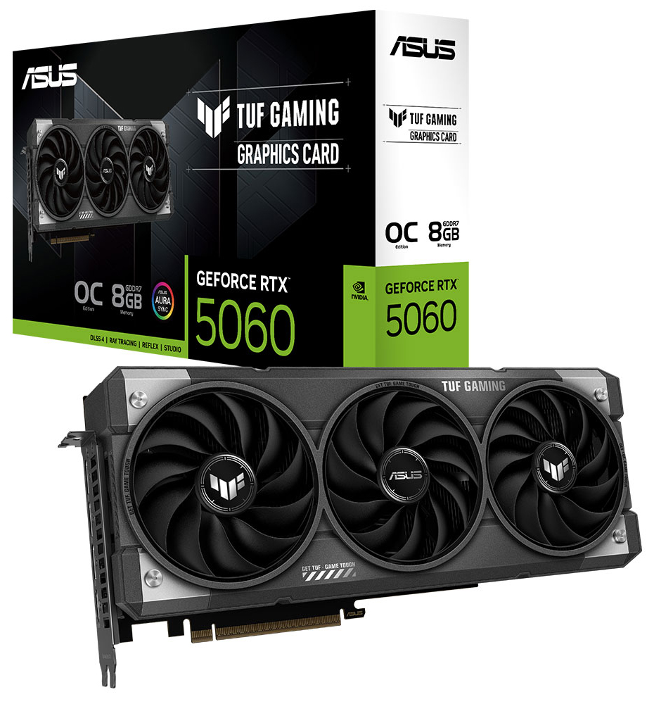 ASUS TUF Gaming GeForce RTX™ 5060 8GB GDDR7 OC Edition