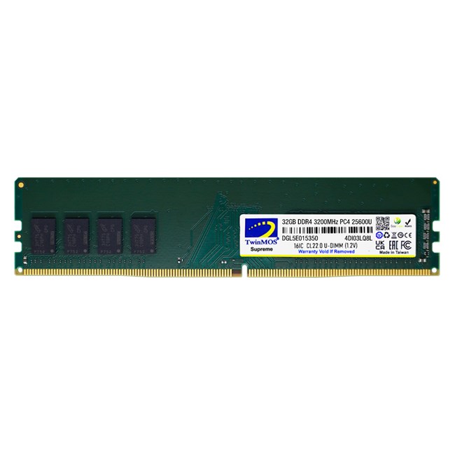 TWINMOS 32GB 3200MHZ DDR4 MDD432GB3200DWO PC RAM