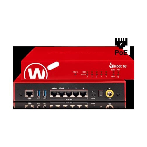 WATCHGUARD FIREBOX T45-POE + 3 YIL LİSANS UCRETSIZ KURULUM DESTEGI