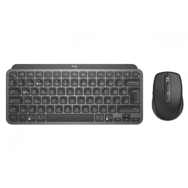 LOGITECH MX KEYS MİNİ COMBO KABLOSUZ KURUMSAL SİYAH 920-011063 KLAVYE+MOUSE