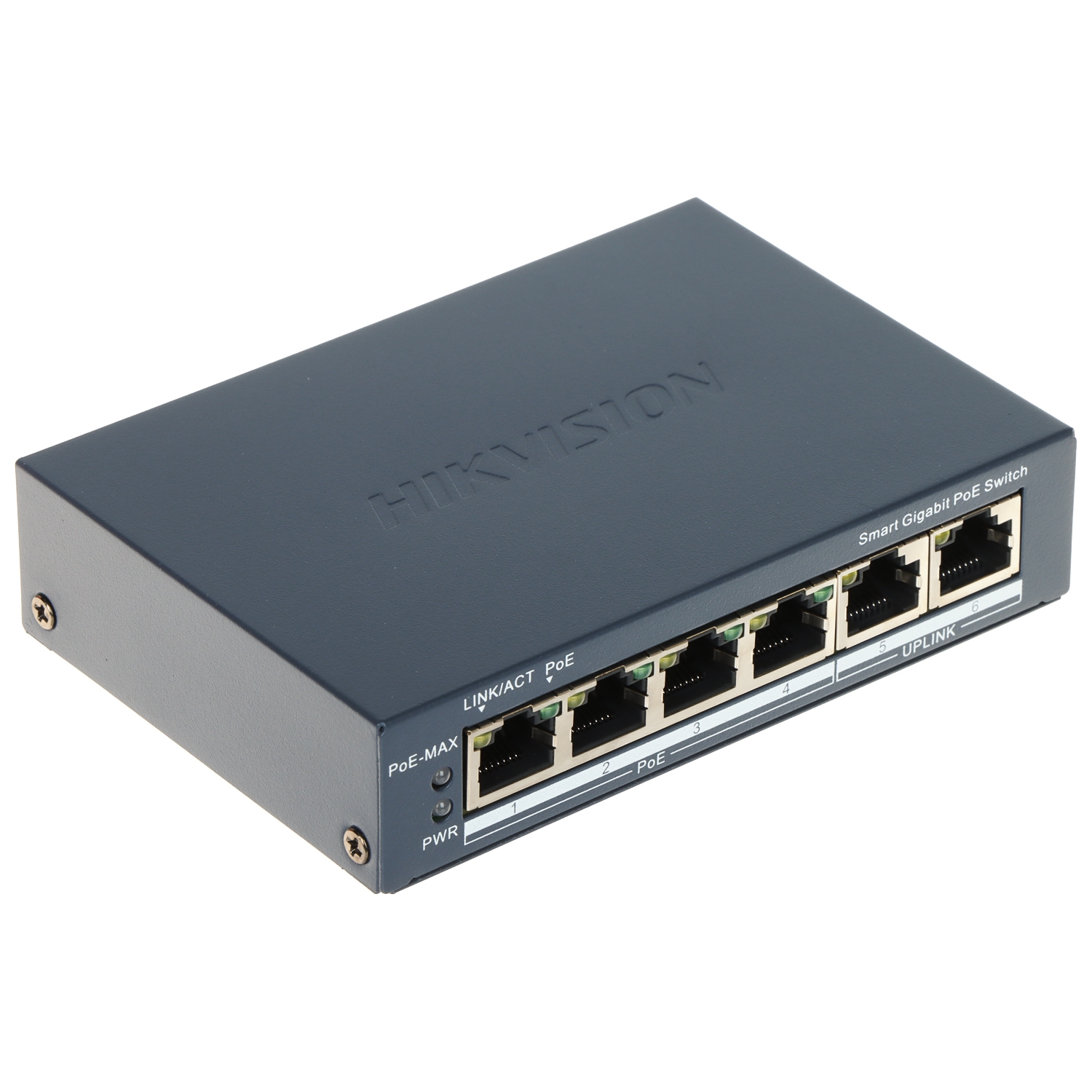 HIKVISION DS-3E1506P-EI/M 4 PORT POE 10/100/1000 2xGIGABIT RJ45 45W SWITCH