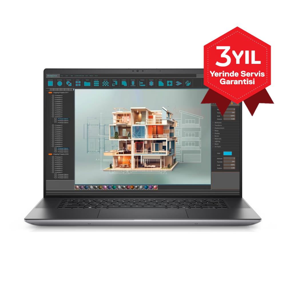 DELL M5690 ULTRA 9 185H vPro 32GB 512GB SSD 8GB RTX2000 ADA 16" OLED TOUCH WIN11PRO MOBILE WS