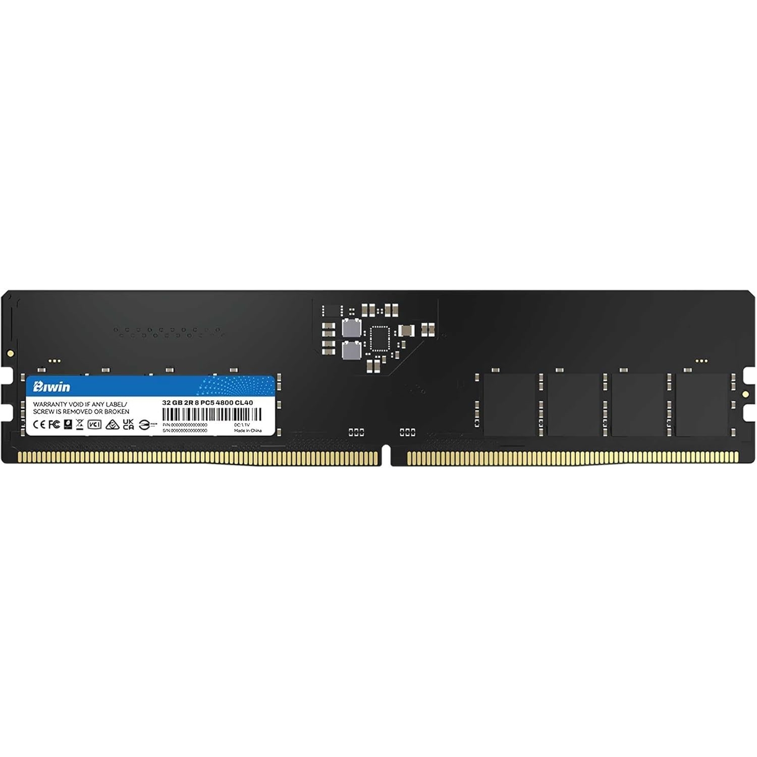 BIWIN 32GB 4800MHz DDR5 PC RAM BD5UD32G48C40