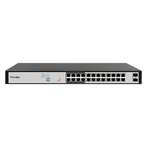 FOREDGE PS2024GC 24 PORT 10/100/1000 24 PORT POE 2 X SFP 250W YONETILEBILIR RACK MOUNT SWITCH