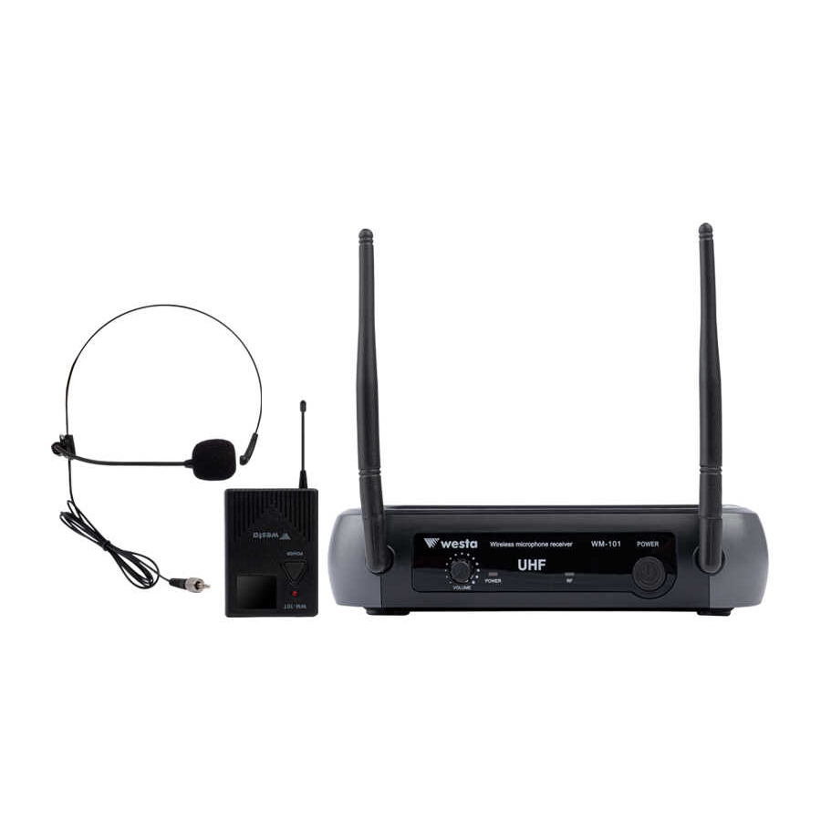WESTA WM-101T 1 RECEIVER 1 YAKA MİKROFON SETİ