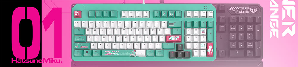 TUF Gaming K3 Gen II Hatsune Miku Edition