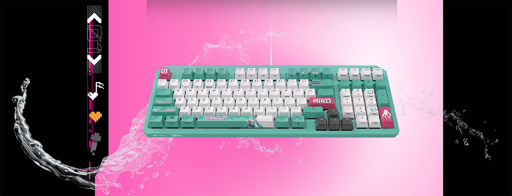 TUF Gaming K3 Gen II Hatsune Miku Edition