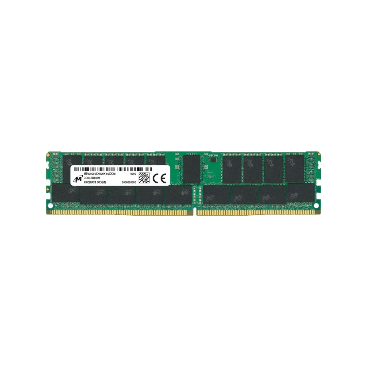 MICRON MTA72ASS8G72LZ-3G2R2 64GB 3200MHz DDR4 CL22 DELL R640 R740 R540 R440 HPE DL360 Gen10 DL380 Gen10 Lenovo ThinkSystem SR630 SR650ECC RDIMM SERVER RAM